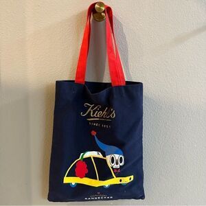 Kiehl's Limited Edition Artist Collaboration Andrew Bannecker Holiday Tote Bag